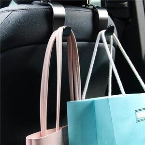 Car Seat Headrest Hook 4 Pack Hanger Storage Organizer Universal for